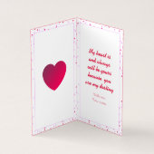 赤モダン白スタイリッシュハートバレンタインデー (内部)