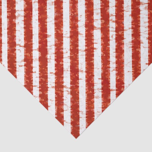 赤モダン白ストライプスタイリッシュエレガント型 薄葉紙 (詳細)