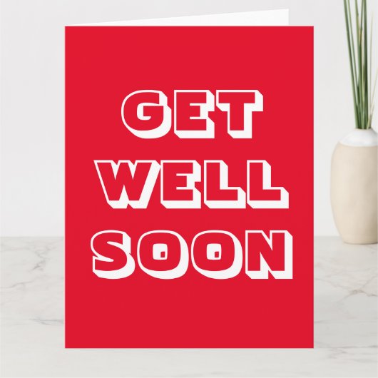 赤モダン白 カード (正面)