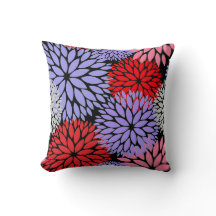 赤モダン紫ピンクダリアフローラ