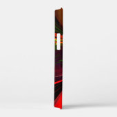 赤モダン緑フローラ抽象芸術アートパターン#05 Case-Mate iPhoneケース (裏面 / 右)