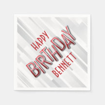 赤モダン誕生日