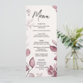 赤モダン離れ結婚のメニュー メニュー (スタンド正面)