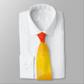 赤モダン黄抽象芸術絵を描ネクタイ ネクタイ (タイ)