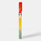 赤モダン黄抽象芸術絵画 Case-Mate iPhoneケース (裏面 / 右)