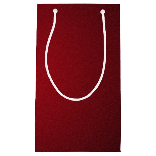 赤モダン黒ざらざらヴィネット スモールペーパーバッグ (正面)