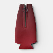 赤モダン黒ざらざらヴィネット ボトルクーラー (裏面)