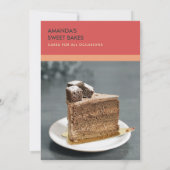 赤モダン黒フォトワークショップ招待状テンプレート 招待状 (裏面)