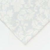 赤モノグラムの唇の女の子 フリースブランケット (角)