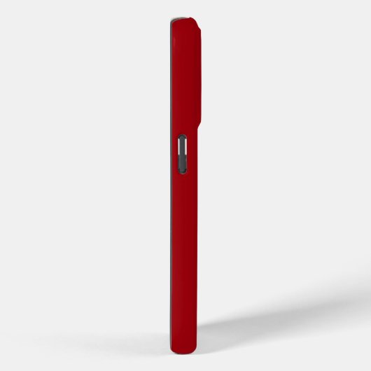 赤モノグラムの色 Case-Mate iPhoneケース (裏面 / 右)