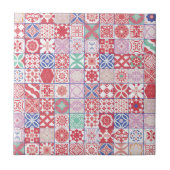 赤モロッコタイル タイル (正面)