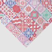 赤モロッコタイル 薄葉紙 (詳細)