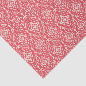 赤モロッコ抽象芸術パターン 薄葉紙 (詳細)