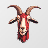 赤ヤギ ウィンドウサイン (シート)