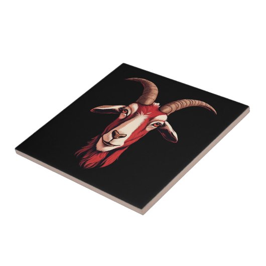 赤ヤギ タイル (側面)