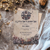 赤ユニークちゃんシャワー招待状夜行性ベビー 招待状