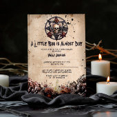 赤ユニークちゃんシャワー招待状夜行性ベビー 招待状