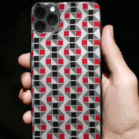 赤ユニークと黒のモダン美学 Case-Mate iPhoneケース