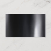 赤ユニークダークグレーアトラクティブクリエイティブ 名刺 (裏面)