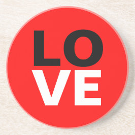 赤ユニーク背景ラブロマンス コースター