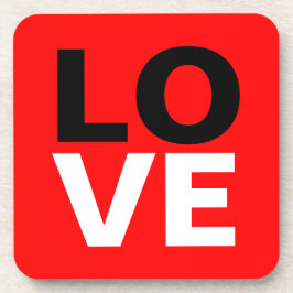 赤ユニーク背景ラブロマンス コースター