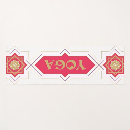 赤ヨガ ヨガマット (正面(横))