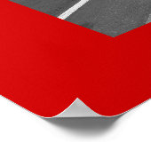 赤ヨセミテのポスター ポスター (角)