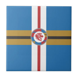 赤ライオンセラミックタイル タイル