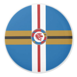 赤ライオンセラミックノブ セラミックノブ