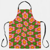 赤ライリー模様 エプロン (正面)