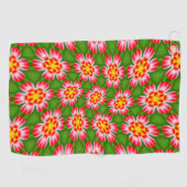 赤ライリー模様 ゴルフタオル (横)