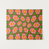 赤ライリー模様 タペストリー (正面(横))