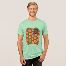 赤ライリー模様 トライブレンドＴシャツ