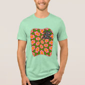 赤ライリー模様 トライブレンドＴシャツ (正面)