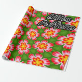 赤ライリー模様 ラッピングペーパー (アンロールド)