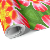 赤ライリー模様 ラッピングペーパー (ロールコーナー)