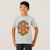 赤ライリー模様 Tシャツ (正面フル)