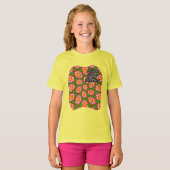 赤ライリー模様 Tシャツ (正面フル)