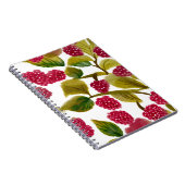 赤ラズベリー | 水彩フルーツ ノートブック (右側)