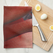 赤ラッフルズ キッチンタオル (四つ折り)