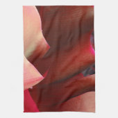 赤ラッフルズ キッチンタオル (縦)