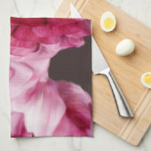 赤ラヌンキュラス キッチンタオル (四つ折り)