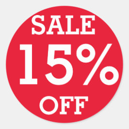 赤ラベルSALE 15%オフ小売店舗 ラウンドシール