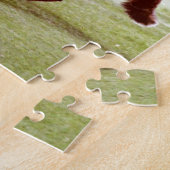 赤ランニング狐の写真 ジグソーパズル (側面)