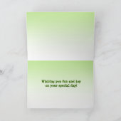 赤リスの母の日 カード (内部)