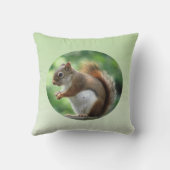 赤リス クッション (裏面)