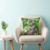 赤リス クッション (椅子)