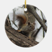 赤リス セラミックオーナメント (裏面)