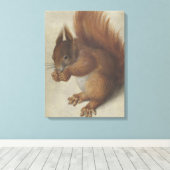 赤リス(Hans Hoffmann) キャンバスプリント (インサイチュ (ウッドフロア))