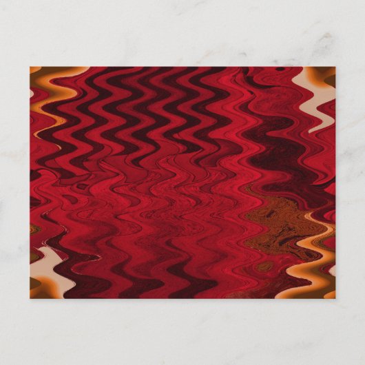 赤リップル ポストカード (正面)